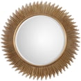 thumbnail image 1 of Uttermost Marlo Round Gold Mirror, 1 of 5
