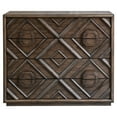 thumbnail image 1 of Uttermost Mindra Transitional Solid Wood Drawer Chest in Deep Walnut, 1 of 5