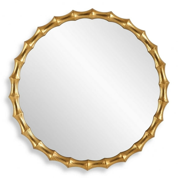 Uttermost Nacala Round Gold Mirror