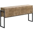 thumbnail image 1 of Uttermost Nevis Contemporary Wood and Metal Console Table in Oatmeal and Gray, 1 of 10