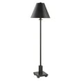 thumbnail image 1 of Uttermost Pilot Contemporary Metal and Marble Buffet Lamp in Black, 1 of 6