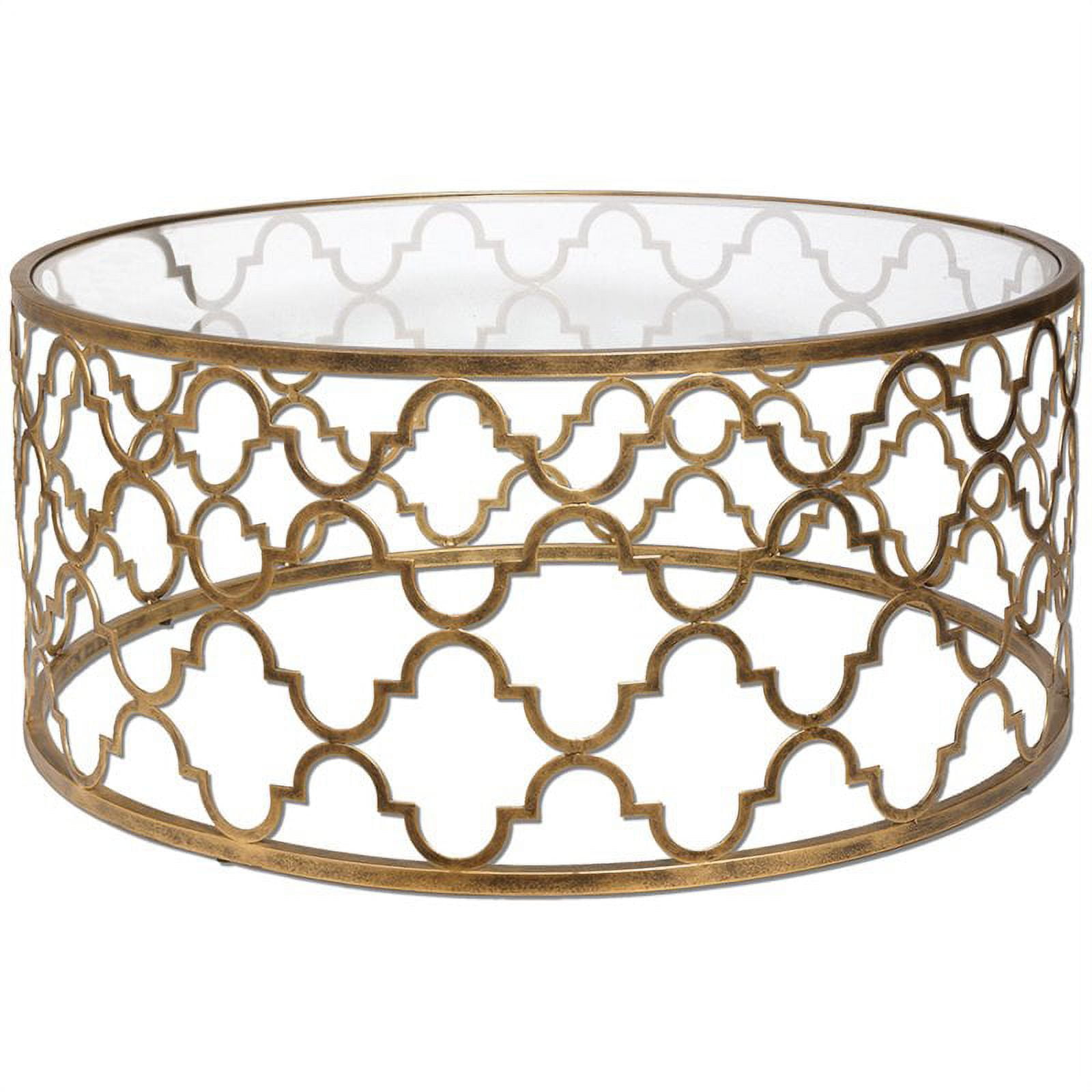 Uttermost Quatrefoil Coffee Table
