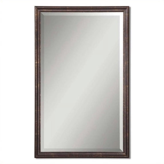 Uttermost Renzo Vanity Mirror in Distressed Bronze