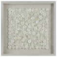 thumbnail image 1 of Uttermost Roxas Capiz Shell Wood and glass Shadow Box in Brushed Silver, 1 of 3