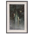 thumbnail image 1 of Uttermost Rustic Patina Grande Glass Wood Framed Print in Black/Gold/Green, 1 of 6