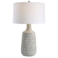 thumbnail image 1 of Uttermost Scouts Farmhouse Steel and Ceramic Table Lamp in Gray/Off White, 1 of 7