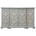 thumbnail image 1 of Uttermost Sophie 4-Door Transitional Wood Cabinet in Weathered Gray/Light Tan, 1 of 2