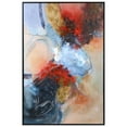 thumbnail image 1 of Uttermost Summer Sunset Wood Abstract Hand Painted Canvas in Multi-Color, 1 of 7