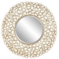 thumbnail image 1 of Uttermost Swirl Round Gold Mirror, 1 of 7