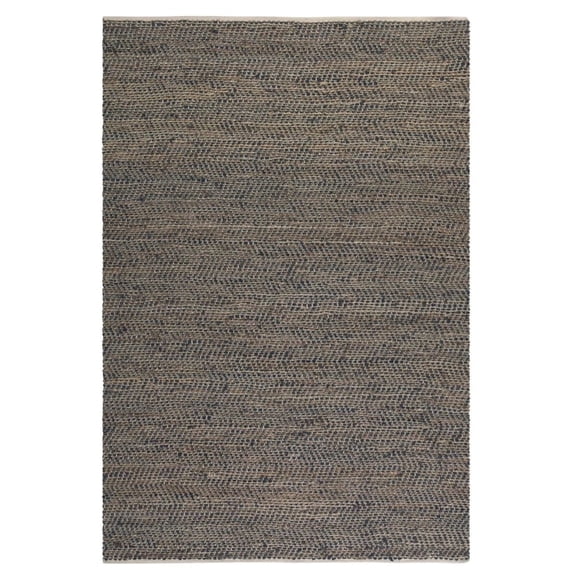 Uttermost Tobais Rescued Leather and Hemp 9' x 12' Rug in Brown