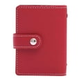 thumbnail image 1 of UttpKLBx 2024 New Mini Savings Binder Manage Your Pocket Money At All Times Bank Card And Credit Card Storage Rack Card Bag Student Gifts (Red), 1 of 8