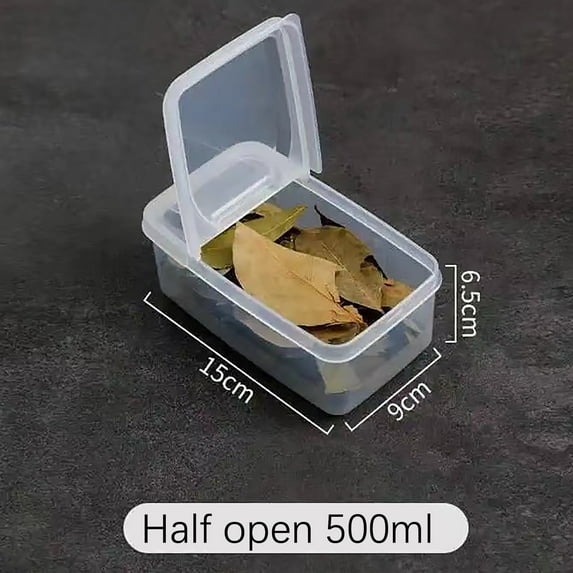 UttpKLBx Aesthetic Kitchen Essentials Kitchen Storage Box, Freezer Sealing Box, Food Grade Packaging Preservation Box, Refrigerator Storage Box, Home Goods (A)