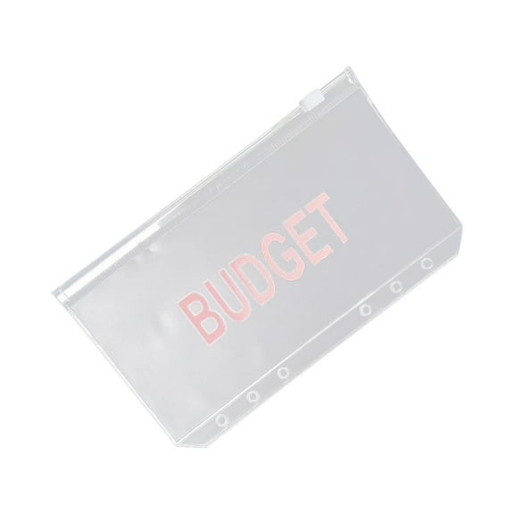 UttpKLBx Aesthetic Office Supplies Storage Folder Cash Planner Binder Pocket Decorative Student Monthly Zipper Bag Cash Budget Envelope Indoor Home Decor (I)