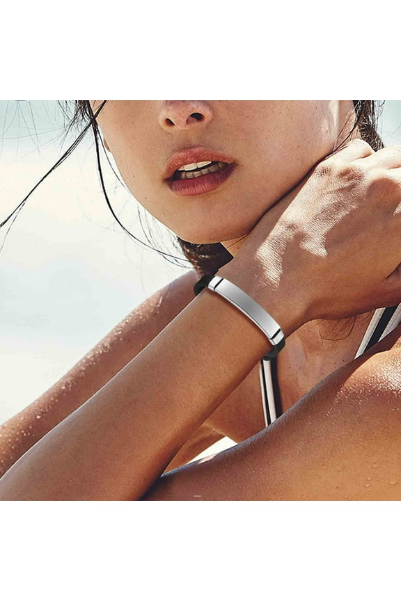 Aesthetic Stationary Children's Avoid Lost Multi-color Titanium Steel Bracelet Luminous Bracelet Great for All Ages (D)