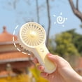 thumbnail image 1 of UttpKLBx Air Conditioner for Room Quiet Mini Personal Desk Fan Portable Travel Fan Outdoor Portable Air Conditioner, for Home, Office Desktop, Outdoor (Yellow), 1 of 8