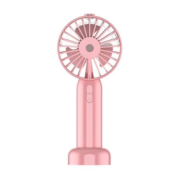 UttpKLBx Air Conditioning Fan Foldable Portable Personal Fan Household Small Conditioning Fan Usb Charging Portable Mini Fan, for Living Rooms (Pink)
