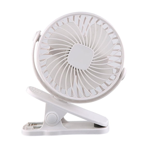 UttpKLBx Rechargeable Mini Fan Battery Operated Desk Fan Mini Desktop Cold Fan Small Desk Fan Battery Operated, Small Outdoor Air Conditioner (White)