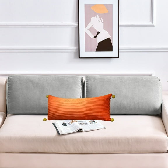 UttpKLBx Body Pillow for Adults, Cool Body Pillows For Adults Extra Long Pillows For Bed Shredded Memory Foam Full Pillows Pillowcase, Full Body Pillow Insert Cool Body Pillows for Adults (Orange)