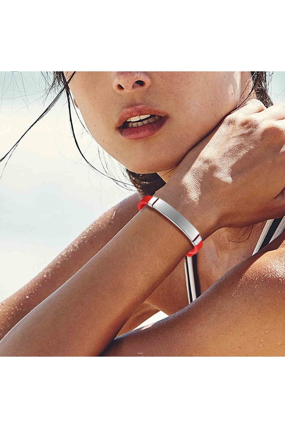 Clearance Must Haves Children's Avoid Lost Multi-color Titanium Steel Bracelet Luminous Bracelet Holiday Gift for Kids (B)