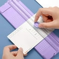 thumbnail image 1 of UttpKLBx Clearance Office Supplies Bidirectional Paper Cutter Paper Cutter A4 Paper Cutter Handheld Paper Cutter Manual Paper Cutter Office Paper Cutter Indoor Home Decor (Purple), 1 of 6