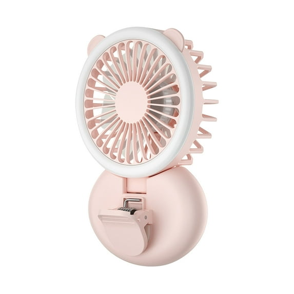 UttpKLBx Clearance Portable Air Conditioner Portable Table Air Circulator Fan Handheld Fan Rechargeable Outdoor Air Condioner, for Room Bedroom Office Desk (Pink)