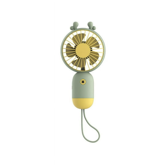 UttpKLBx Fan That Blows Cold Air Rechargeable Fan Portable AC Air Cooler Portable Tent Air Conditioner, for Outdoor Indoor Office, Travel (Green)