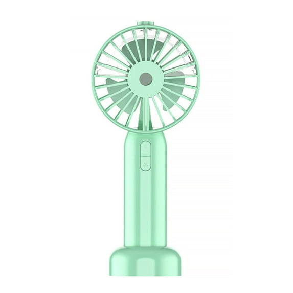 UttpKLBx Fan That Blows Cold Air USB Rechargeable Clooing Fan Desk Fan Portable Mini Air Conditioner Fan, for Rooms Office Desktop (Green)