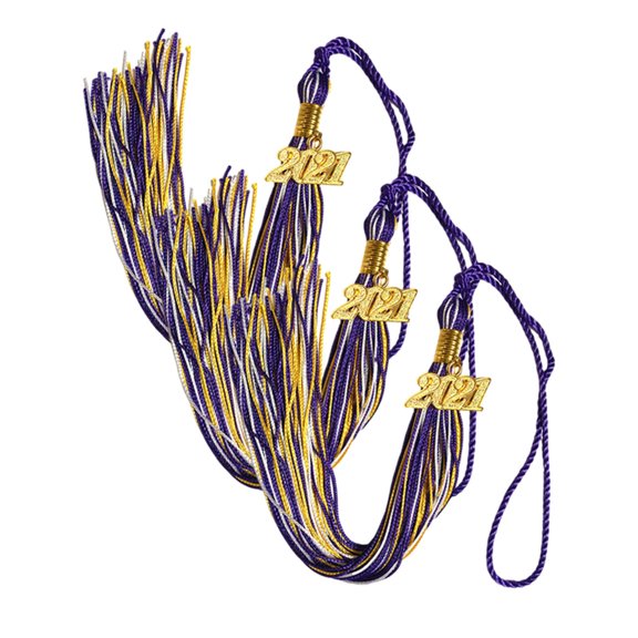 UttpKLBx High School Supplies Academic Grade Graduation Tassels With 2021 Gold Pendants Graduation Grade Tassels Office School Supplies (A)