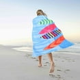 thumbnail image 1 of UttpKLBx Highly Absorbent Beach Towel - Tropical Floral Microfiber Quick Dry Sandproof Oversized Towel for Summer Pool (27x59 in), 1 of 5