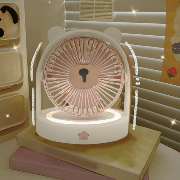 UttpKLBx Mini Portable Air Conditioner Mini Air Conditioner Portable Portable Travel Fan Mini Bedroom Air Conditioner, Great Gifts for Men Women (White)