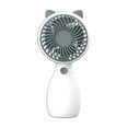 thumbnail image 1 of UttpKLBx Mini Portable Small Tower Fan 3 Speeds Personal Small Hand Fan Hand Fans Battery Operated Small Powerful Fan, for Room Bedroom Office Desk (White), 1 of 8