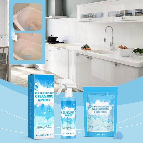UttpKLBx Multi-Purpose Household Cleaner Liquid, All-in-One Cleaning Solution for Kitchen Bathroom Floor, Home Cleaning Essential for Daily Use