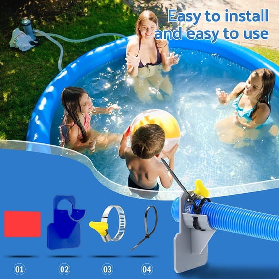 UttpKLBx Pool Accessories for Swimming Pool 2PCS Swimming Pool Pipe Holders,Above Ground Pool Accessories,Pool Accessories,Pool Hoses for Above Ground Pools, Outdoor Decorations (Blue)