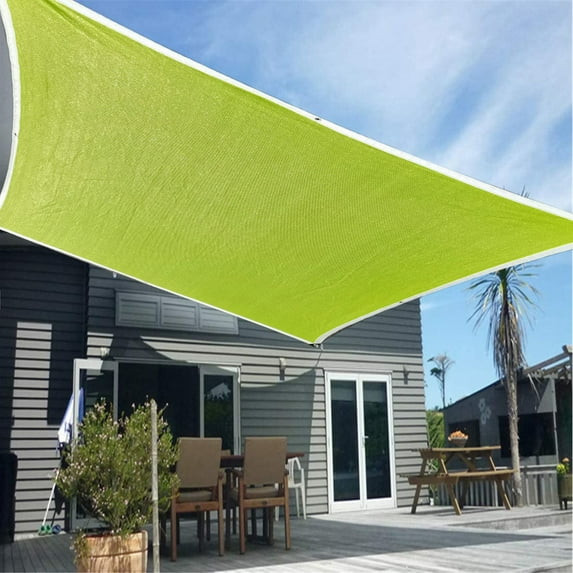 UttpKLBx Pool Accessories for Swimming Pool Sun Shade Canopy, Outdoor Sunshade Swimming Pool Sun Awning - Rectangle Shade Canopy Sunshine Block for Patio Garden Outdoor Yard Decorations (Light Green)