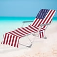 thumbnail image 1 of UttpKLBx Pool Set Beach Chair Cover With Side Pockets,Microfiber Chaise Chair Towel Cover for Sun Lounger Pool Sunbathing Garden Beach Hotel,Easy To Carry Around Holiday Decorations (B), 1 of 6