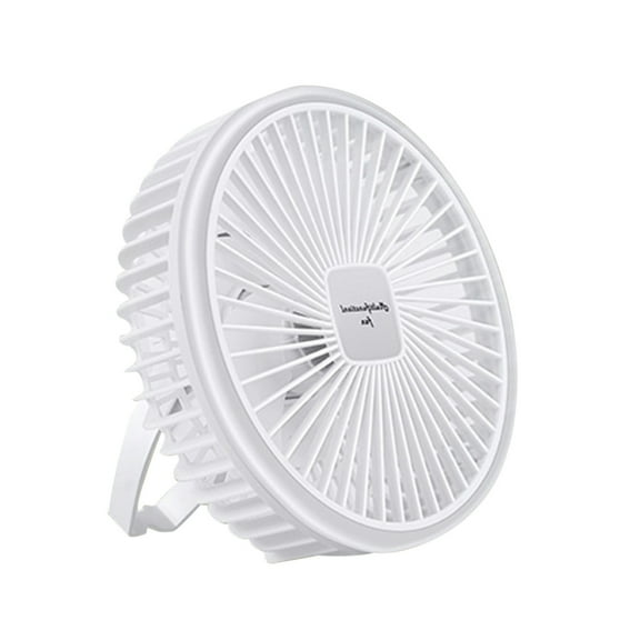 UttpKLBx Portable Office Air Conditioner Personal Rechargeable Fan USB Mini Fan With 3-Speed Small Desk Fan Battery Operated, for Bedrooms Daily Use (White)