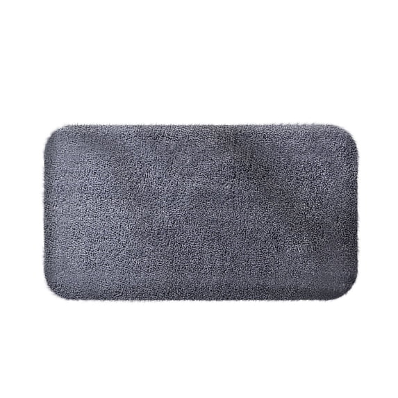 UttpKLBx Rubber Backed Bathroom Mats Toilet Rugs Memory Foam Toilet Rug Quick-Dry Bathroom Mat, Bathroom Accessory (Dark Gray)