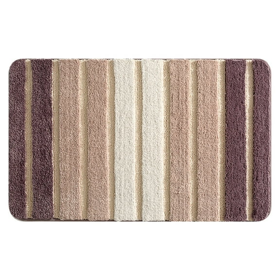 UttpKLBx Rubber Backing Quick Dry Microfiber Mats Non-Slip Comfortable Bath Mat Memory Foam Floor Mat Super Water Absorbent Bath Mat, Bathroom Stuff (B)