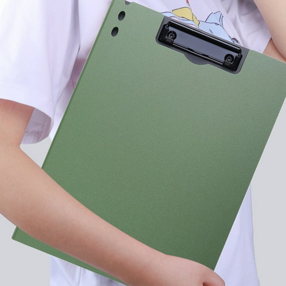 UttpKLBx School & Office Supplies Multi-Functional A4 Student Folder With Exam Mat Test Paper Organizer Clipboard And Office Document Folder, Ideal for School Office Use (Green)
