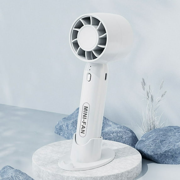 UttpKLBx Smart Portable Air Conditioner Powerful Handheld fan Usb Multi-function Cooling Fan Usb Charging Portable Mini Fan, Home Office Travel Camping Fan (White)
