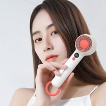 UttpKLBx Smart Tower Fan for Bedroom Powerful Handheld fan Mini Air Cooling Fan for Room Air Conditioner Fan for Bedroom, for Stylish Kids Girls Women (Beige)