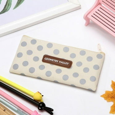 UttpKLBx Stationery Pen Bag Pencil Pouch with Zipper Pencil Pouch Organizer Kawaii Pencil Pouch, Big Pencil Pouch for College (C)