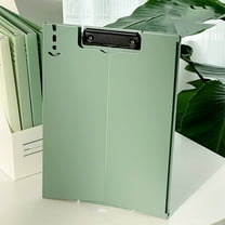UttpKLBx Summer Clearance Vertical Folder Board Office Supplies Thickened Writing Board Student Color Clip Home School Folder for School Supplies (Green)