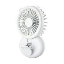 UttpKLBx Usb Air Conditioner Small Handheld Fan Battery Operated Fans Portable Rechargeable Fans for Camping, for Children's Rooms (White)