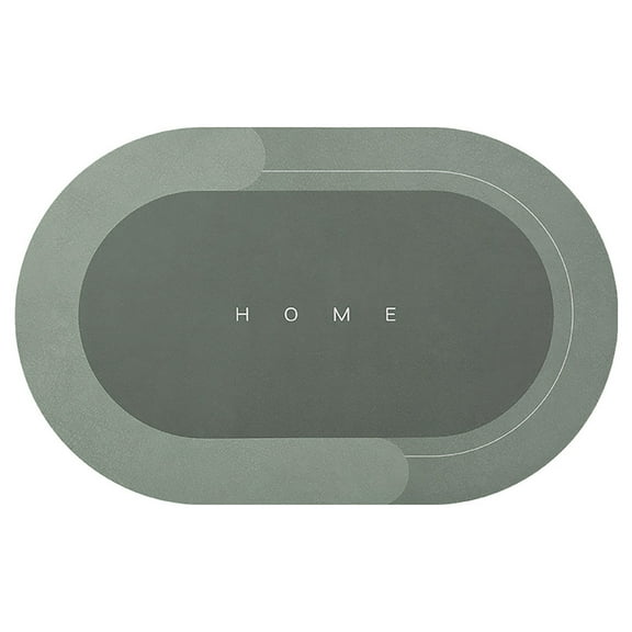 UttpKLBx Water Absorbent Shower Mat Soft Absorbent Memory Foam Bath Mats Set Bathroom Rugs Machine Washable Soft Bath Mats for Bathroom, Kids Bathroom Mat (Green)