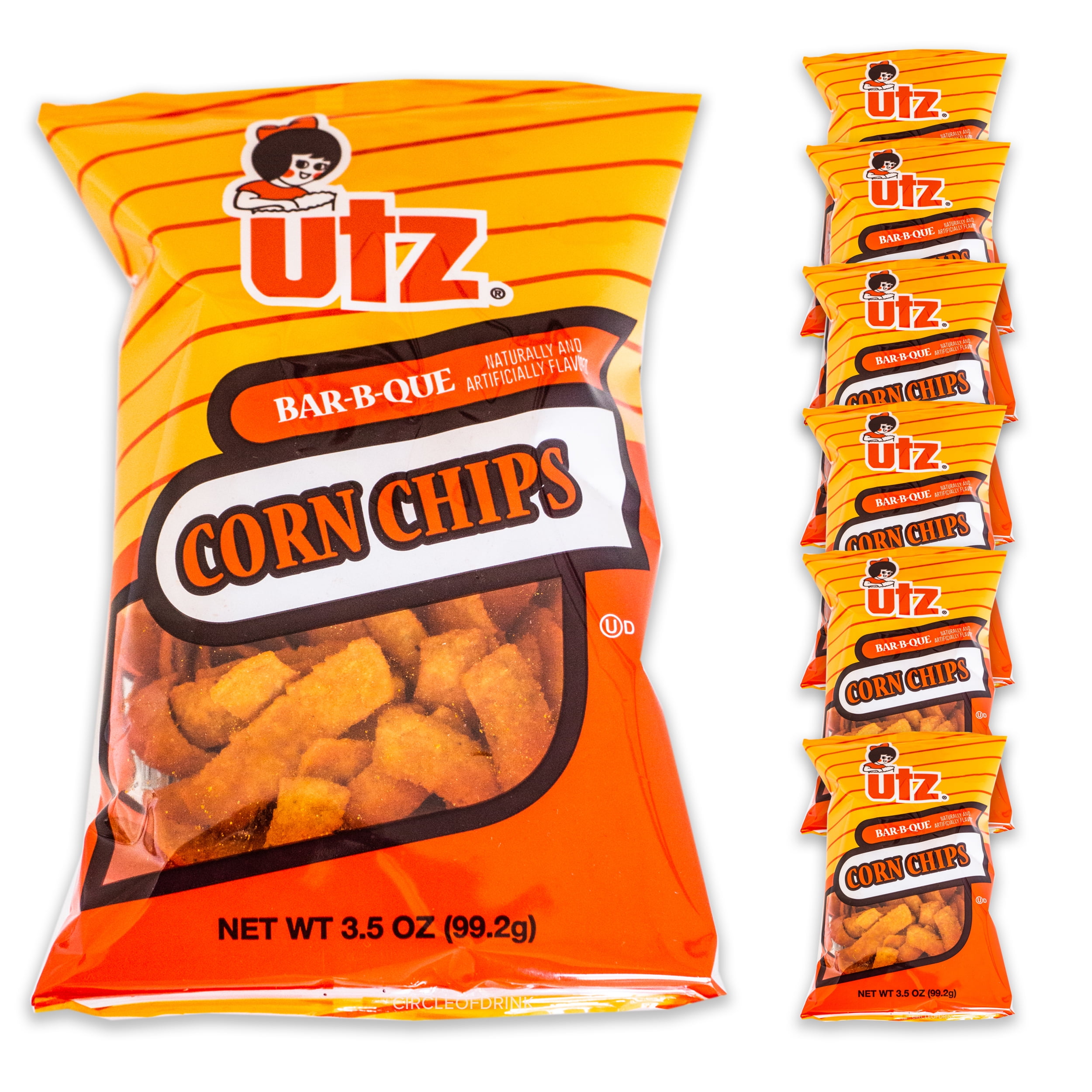 Utz BBQ Corn Chips Crispy, Crunchy Delicious BBQ Corn Flavors 7, 3