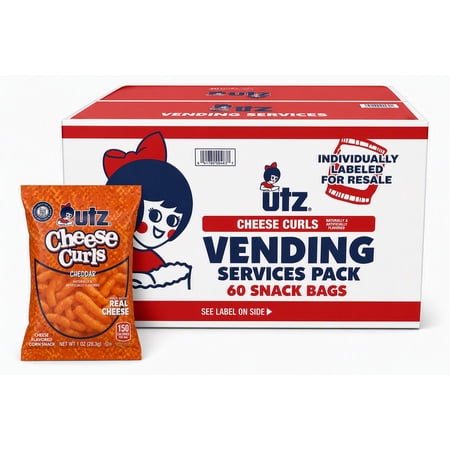 Utz Cheese Curls Vending Services Pack, 1 oz (60 Count)