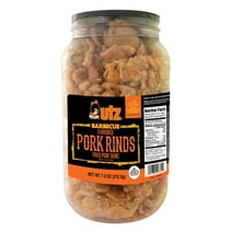 Utz Barbecue Pork Rinds, 7.5 oz Barrel