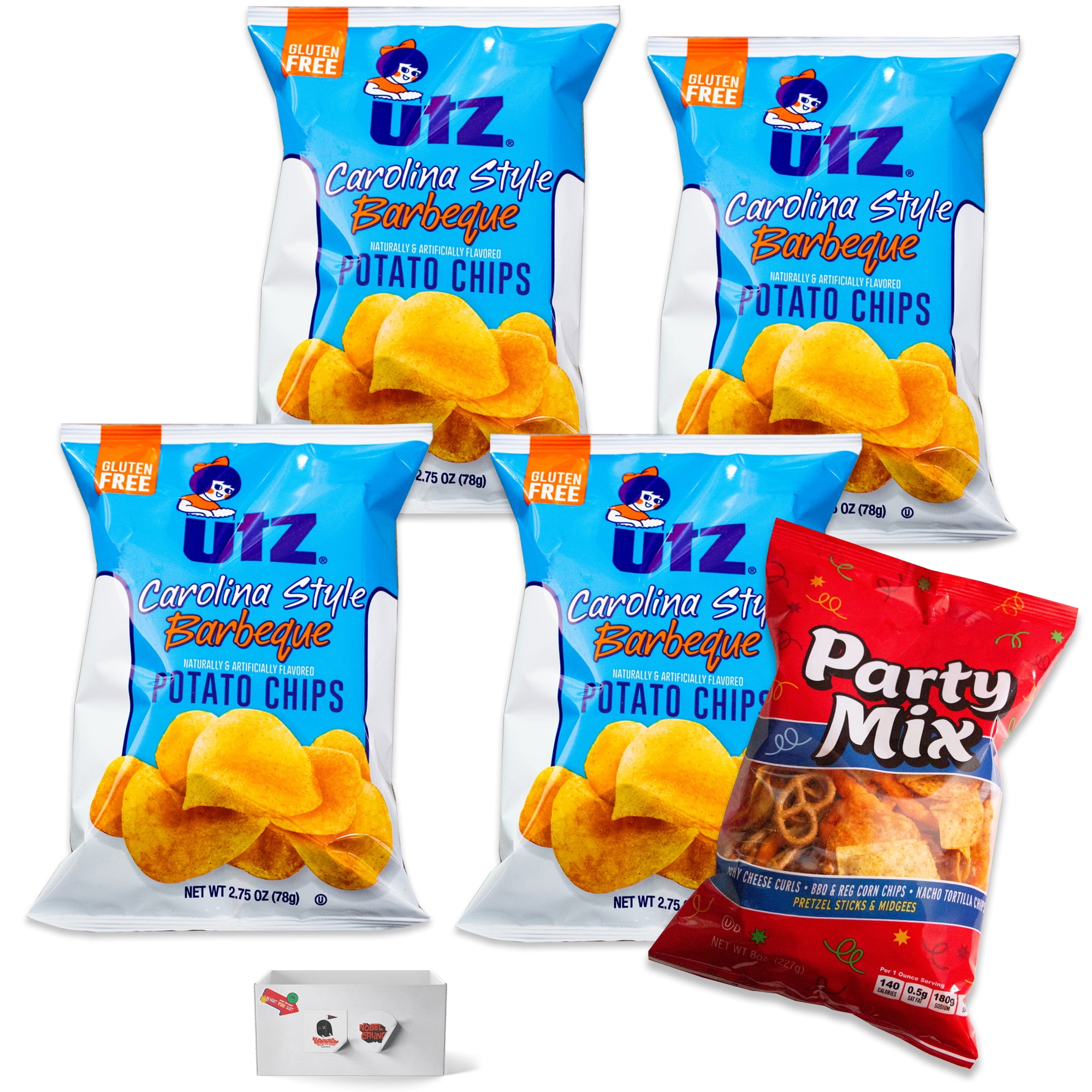 Utz Carolina Style BBQ Potato Chips (4, 2.75oz bags) - Sweet and