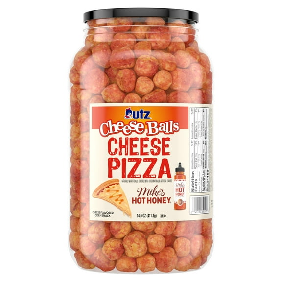 Utz Cheese Pizza Mikes Hot Honey Cheeseball 14.5oz Barrel